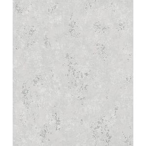 Rasch Behang 315745 - Unitbehang van vlies in grijs uit de collectie Color your life - 10,05 m x 0,53 m (LxB)