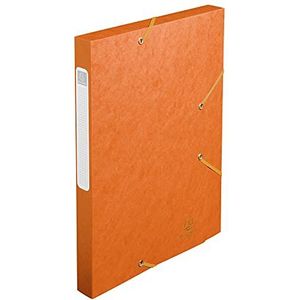 Exacompta Ref. 18517H - Cartobox Glossy kaartenbak, 25 mm rug, A4 - oranje