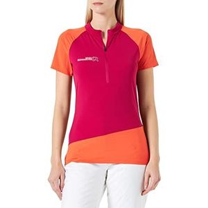 Rock Experience Merlin SS Hz T-shirt dames, 2000 Cherries Jubilee/0630 Flame, M