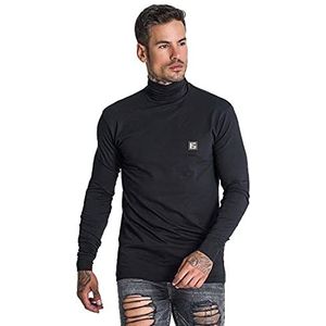 Gianni Kavanagh Black Destiny Turtleneck Cardigan voor heren, blue, XS