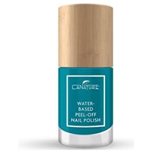 LaNature Nagellak op waterbasis, blauw, veganistisch, waterbased & peel-off oceaanblauw, 10 ml