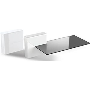 Meliconi 480522 Ghost Cubes Shelf White Stapelbare kabelgoot met rekken 480522 Ghost Cubes Shelf White