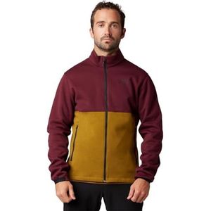 Fox Racing Heren Fire Fleece Crew Mountainbike Jacket, Donker Kastanjebruin, Medium