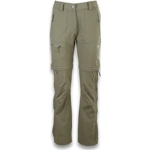 ANDE Herenbroek New Palma Zip-Off - veranderbaar en ademend voor wandelen, bladgroen, 36 NL