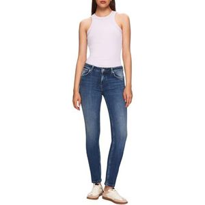 LTB - Damesjeans - Donkerblauw - Katoenmix - Slim Fit - Mid Rise - 5 Zakken