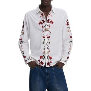 Desigual - Overhemd - Gemengde Kleuren - Bloemenprint - Lange Mouw