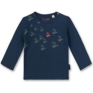 Sanetta Baby-meisje 115562 T-shirt, deep blue, 74