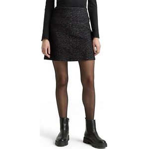 TOM TAILOR Denim Minirok voor dames, 34029 - Black Glitter, XXL