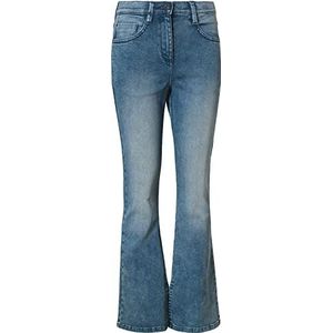 s.Oliver Meisjes Slim: Flared Jeans met wassing, Denim Blauw, 134 cm