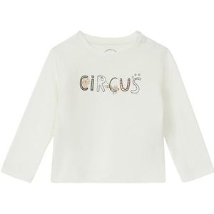 T-shirt - Zacht Katoenen Tricot - Met Speelse Print - Lange Mouwen