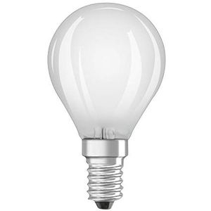OSRAM LED lamp | Lampvoet: E14 | Warm wit | 2700 K | 4 W | mat | LED Retrofit CLASSIC P [Energie-efficiëntieklasse A++]