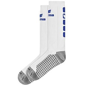 Erima uniseks-volwassene CLASSIC 5-C sokken lang (2181925), wit/new royal, 39-42