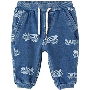 NAME IT Baby Boys NBMBEN Baggy R SWE DNM Pant 2777-BO D Broek, Medium Blue Denim/AOP:, 50, Medium Blue Denim/Aop:, 50 cm