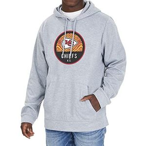 NFL Kansas City Chiefs mannen team grafisch grijs hoodie, grijs, klein