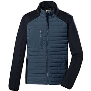 Killtec (KILAH) Men's Gewatteerde jas/hybride jas met opstaande kraag KOW 33 MN JCKT, blauw, S, 38637-000