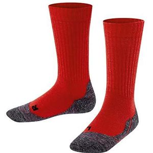 FALKE Uniseks-kind Sokken Active Warm K SO Wol Functioneel material Dik ademend 1 Paar, Rood (Fire 8150), 27-30