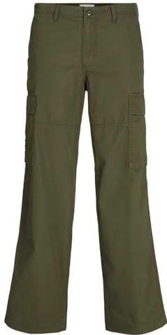 Jack & Jones JPSTBILL JJKNOCKOUT Cargo LN STYD, groen (olive night), 34W x 32L