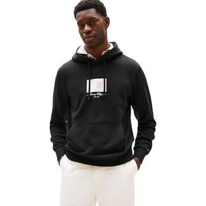 TOMMY HILFIGER - Hoodie - Zwart - Katoen