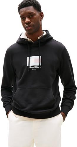 TOMMY HILFIGER - Hoodie - Zwart - Katoen