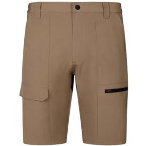 VELILLA 103032S Trekking bermudashorts, stretch, tweekleurig, beige en zwart, maat 2XL, Beige en zwart., XXL slank