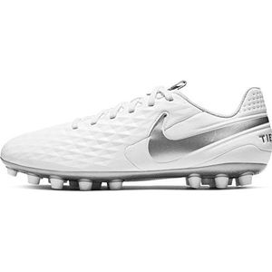 NIKE Legend 8 Academy Kunstgras voetbalschoenen voor heren, Wit (White Chrome Pure Platinum 100), 47.5 EU