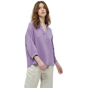 Minus Hemma blouse met 3/4 mouwen voor dames, 1, Lupine paars, 34, Lupine Paars, 32
