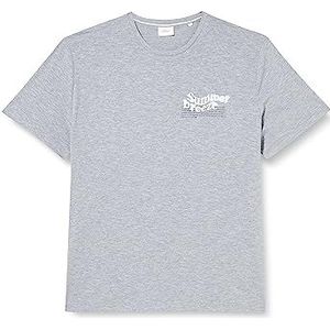 s.Oliver Heren T-shirts, korte mouwen, grijs, XXL