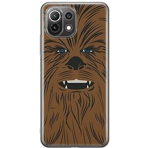 ERT GROUP mobiel telefoonhoesje voor Xiaomi 11 LITE 4G/5G origineel en officieel erkend Star Wars patroon Chewbacca 005, hoesje is gemaakt van TPU