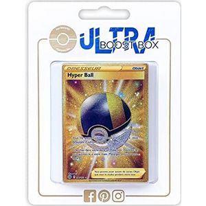 Hyper Ball (Ultra Ball) 186/172 Shiny Gold Trainer - Ultraboost X Epée et Bouclier 9 - Stars Étincelantes - Doos met 10 Franse Pokemon kaarten