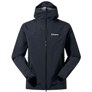 Berghaus Highland Storm 3L waterdichte jas voor heren, Zwart/Zwart, XL