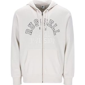 Russell Athletic A30272-W2-526 Case-Zip Through Hoody Heren Sweatshirt met Capuchon Zwart Maat XL