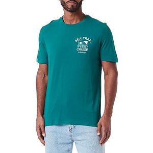 s.Oliver Heren T-shirt met korte mouwen, groen, S