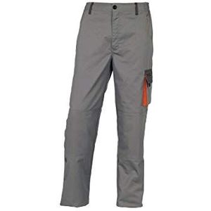 Delta plus - Broek D-mach polyester katoen grijs oranje maat XL