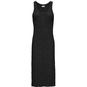 ONLY Onlbeach Sl Dress Nca KNT gebreide jurk voor dames, zwart, 3XL