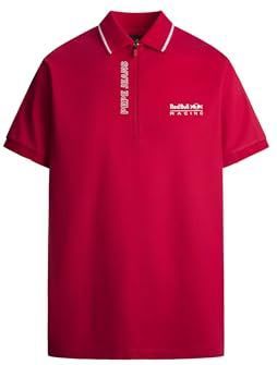 Red Bull Racing - X-Pepe Jeans - Poloshirt - Rood - Sport met Ritssluiting