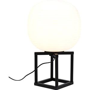 Kare Design tafellamp frame bal, tafellamp glas, zwart wit look, (H/B/D) 50x30x30cm