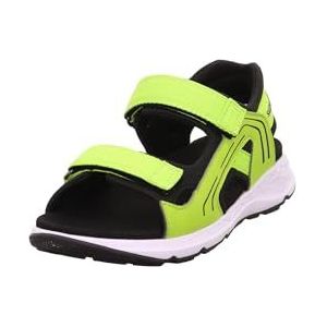 Open - Sandalen - Color-Blocking - Imitatieleer - Textiel