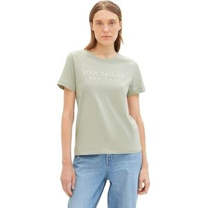 TOM TAILOR T-shirt voor dames, 34895 - Desert Green, XXS
