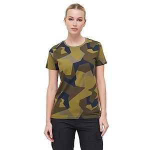 Brandit Army T-Shirt Dames Leger Bundeswehr Shirt Lady Military BW Onderhemd Camo, Swedish Camo, M