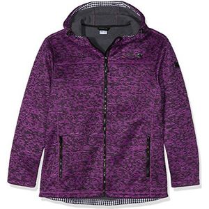 Deproc Active dames sweater/gebreide fleece whiteford jas, violet, 42