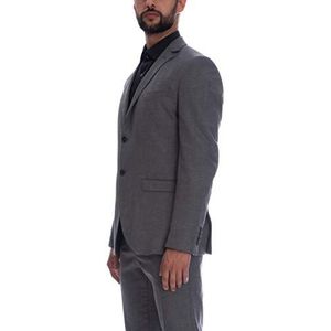 SELECTED DAMES Slhslim-mylologan Grey Struc BLZ B Noos Herenjas, Grijs (Licht Grijs Melange Licht Grijs Melange), 48