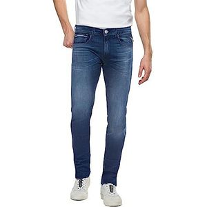 Replay Grover straight-fit herenjeans met comfort stretch, Medium Blue 009, 31W / 30L