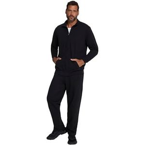 JP 1880 Gebreid herenjack, zwart, 3XL grote maten