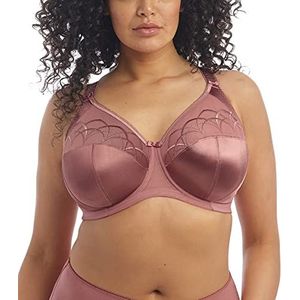 Elomi Dames Plus Size Cate Underwire Full Cup Banded Bra, roze (rosewood), 100F