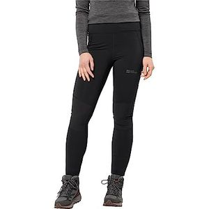 Jack Wolfskin Kammweg Tights W, zwart, L dames, Zwart, L