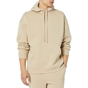 Amazon Essentials Oversized hoodie voor heren (verkrijgbaar in Big & Tall), bruin, L