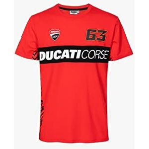 Bagnaia Ducati T-shirt Dual Red, XXL