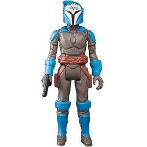 Star Wars Retro Collection Bo-Katan Kryze-actiefiguur van 9,5 cm uit Star Wars: The Mandalorian, verzamelfiguur