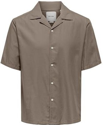 Only & Sons - ONSDILEM - Overhemd - Effen - Katoen - Regular Fit