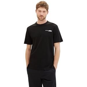 TOM TAILOR T-shirt voor heren, 29999 - Black, L
